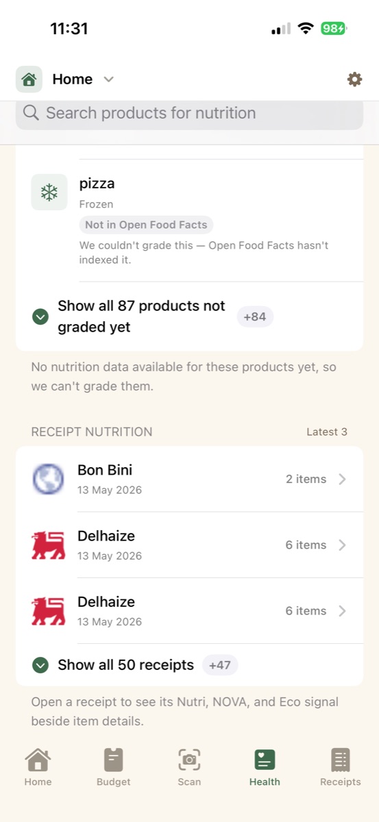 Receed health product detail